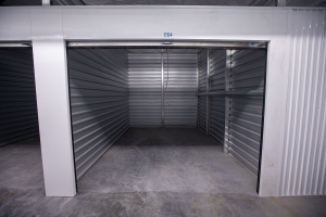 storage unit with open door